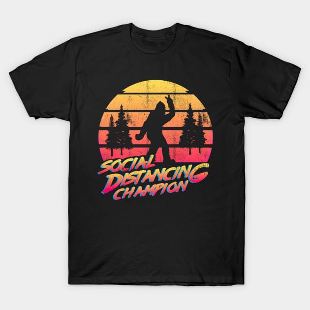 Social Distancing Champion 2020 T-Shirt by G! Zone